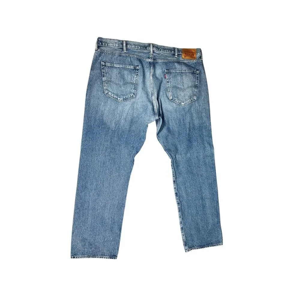 Levi’s 501 Original Straight Jeans 44x32 Medium Wash Big Tall Denim